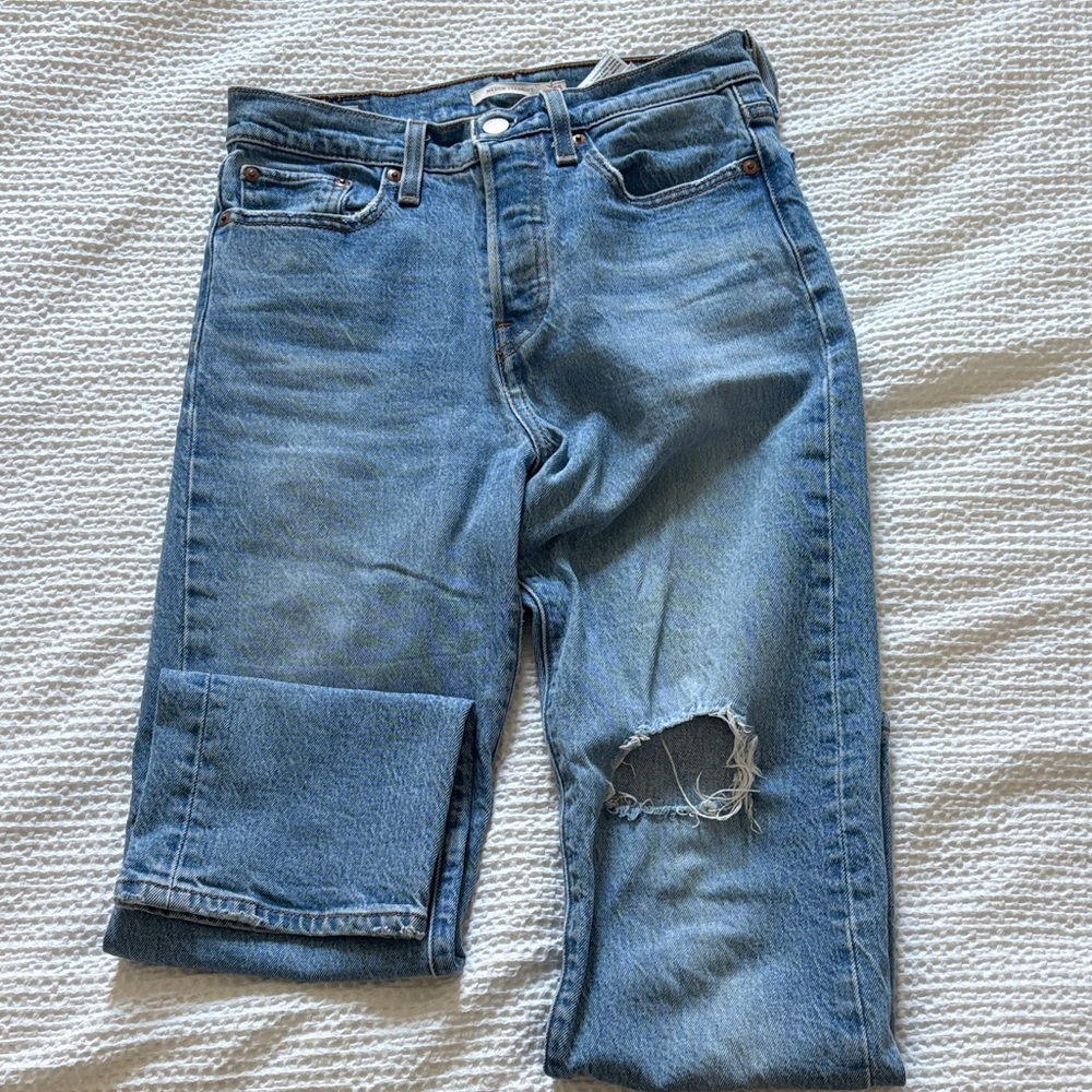 Levi's Blue Straight Leg Women's Jeans
